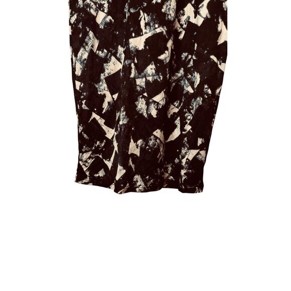 Kenneth Cole Reaction XS Sleeveless Black & White Abstract Print Dress Rayon - Picture 9 of 15